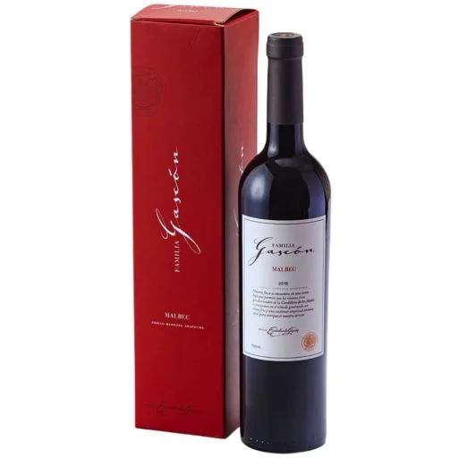 Vino familia gascon malbec estuche